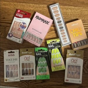 Press-ons (KISS - Marmalade- GoldFinger - LA Colors